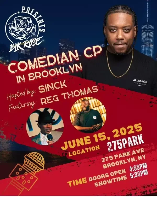 Comedian CP in Brooklyn 2025
