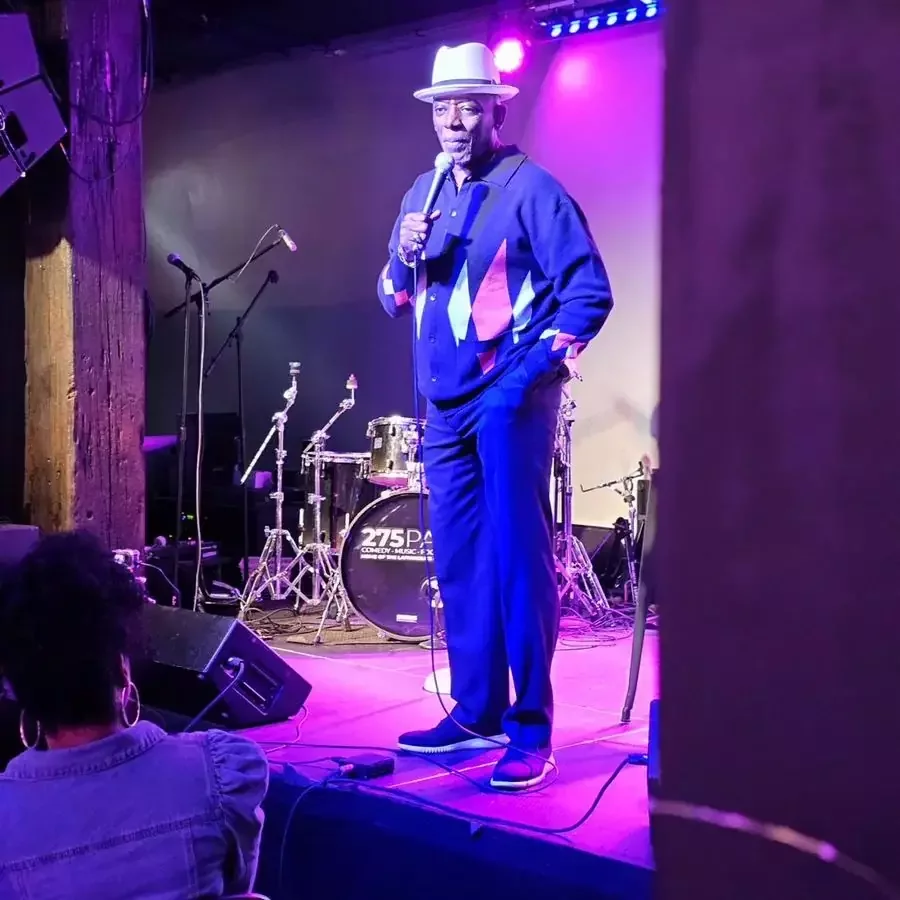 Performer on stage